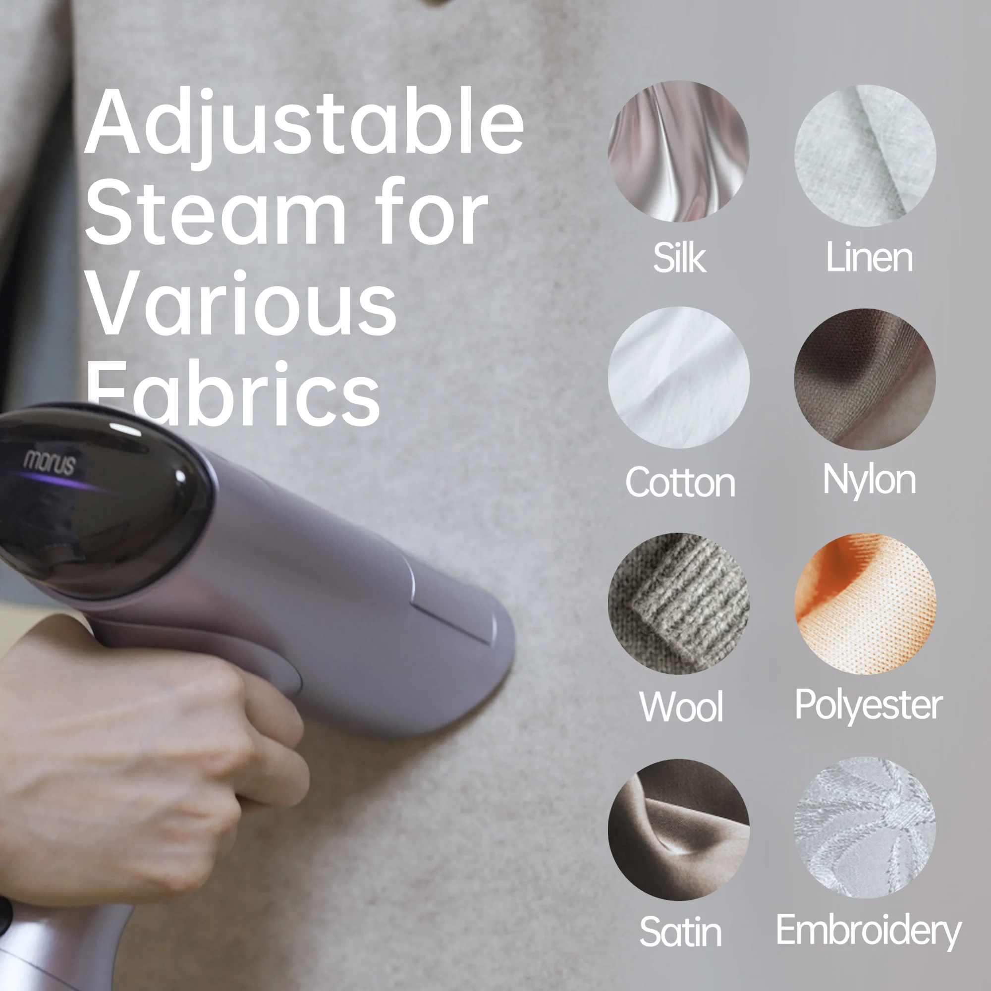 Morus V6 Vacuum Garment Steamer,20-Second Heat up - Image 5